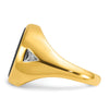 Men's Oval Gemstone Doublet and Diamond Rings