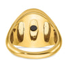 Men's Oval Gemstone Doublet and Diamond Rings