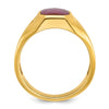 Men's Gemstone Doublet Stone & Diamond Rings