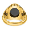 14k IBGoodman Men's Onyx and Diamond Nugget Ring Mounting