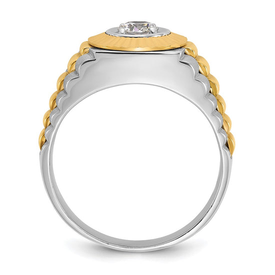 Gold Men's Diamond Rings