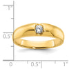14k IBGoodman Men's Diamond Ring Mounting