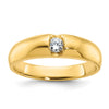 14k Men's 1/5 carat Diamond Complete Ring