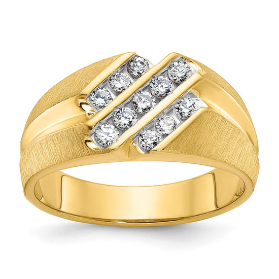 Gold Men's Diamond Rings