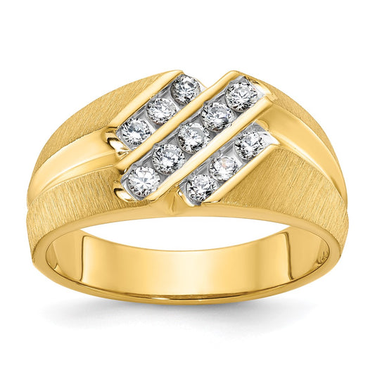Gold Men's Diamond Rings