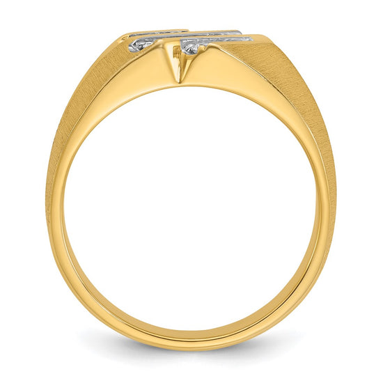 Gold Men's Diamond Rings