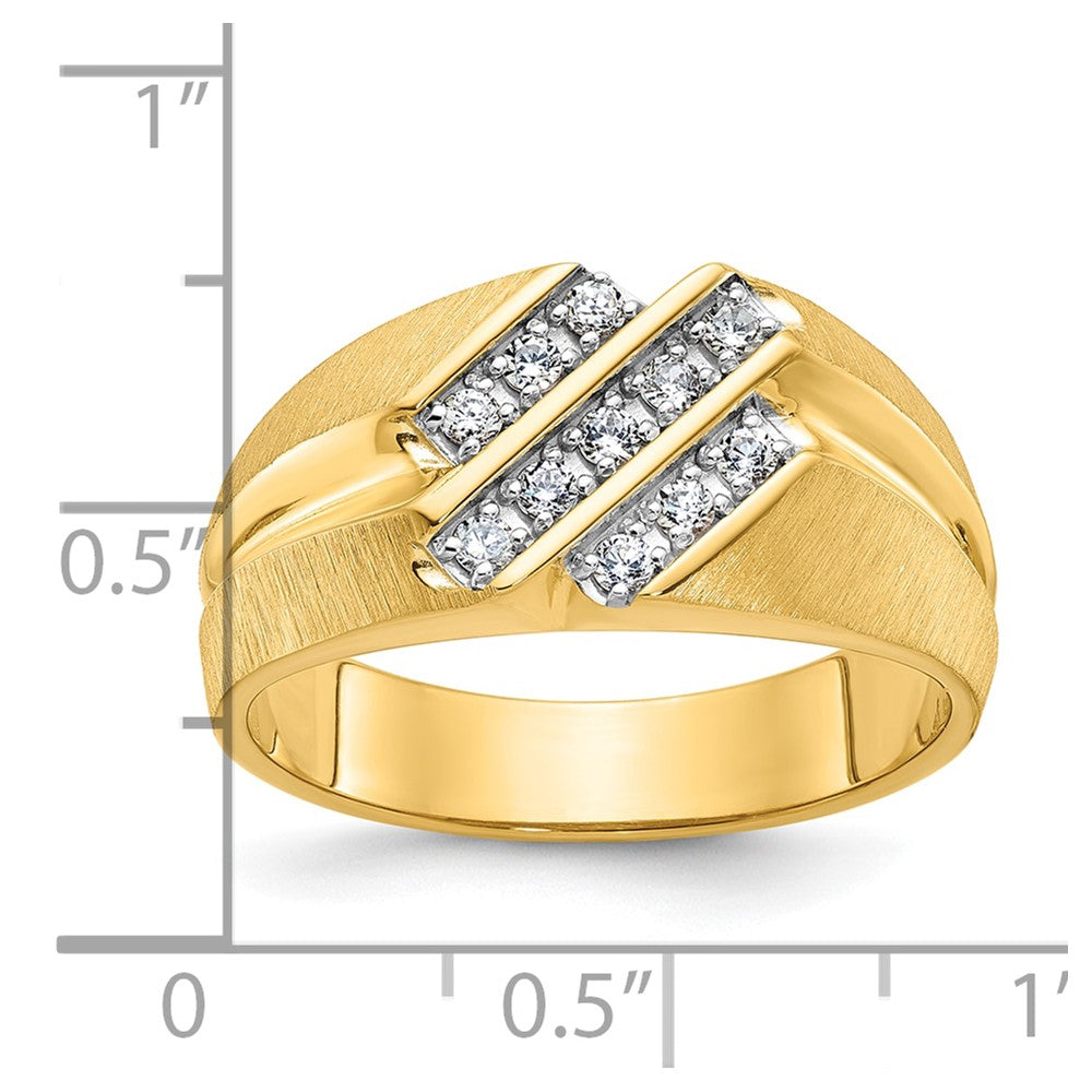 Gold Men's Diamond Rings
