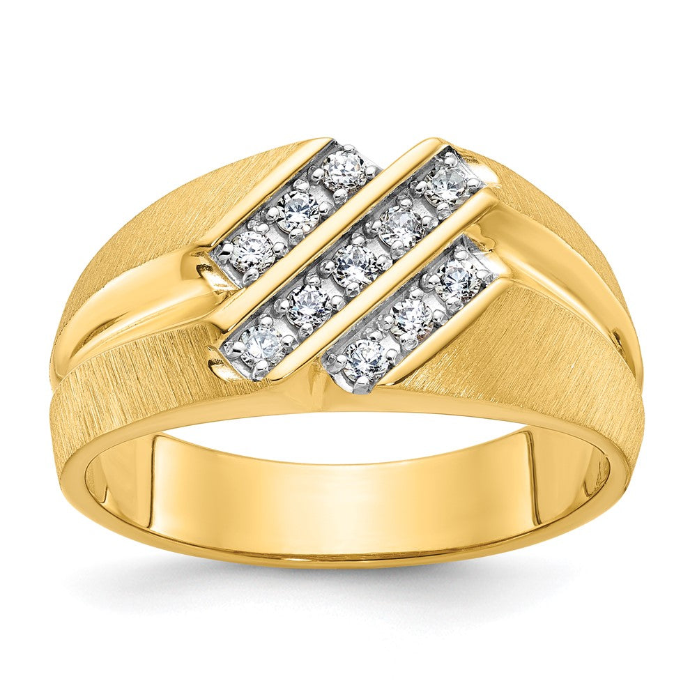 Gold Men's Diamond Rings