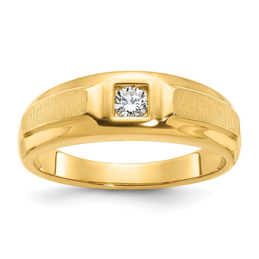 Gold Men's Diamond Rings