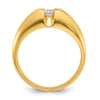 14k Men's 1/3 carat Diamond Complete Ring