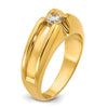 14k Men's 1/3 carat Diamond Complete Ring