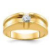 14k Men's 1/3 carat Diamond Complete Ring