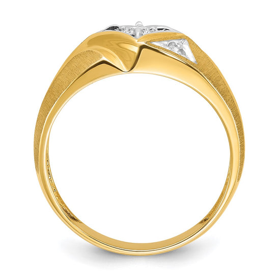 Gold Men's Diamond Rings