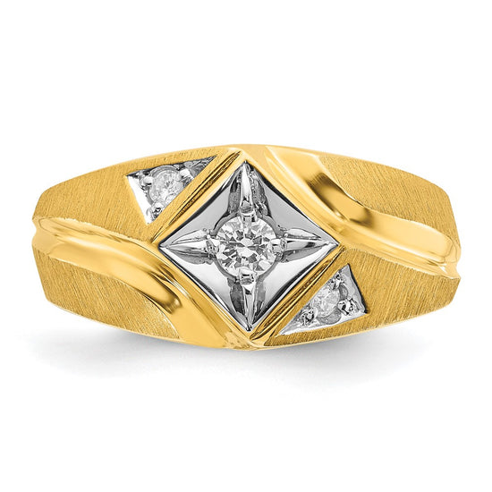 Gold Men's Diamond Rings