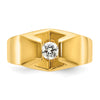14k Men's 1/3 carat Diamond Complete Ring