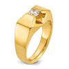 14k Men's 1/3 carat Diamond Complete Ring
