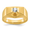 14k Men's 1/3 carat Diamond Complete Ring