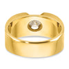 14k Men's 1/2 carat Diamond Complete Ring