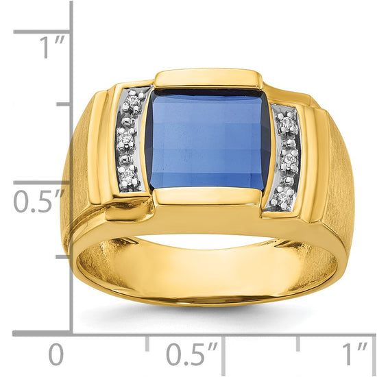 Men's Gemstone and Diamond Rings