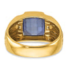 14k IBGoodman Men's Gemstone and Diamond Ring Mounting
