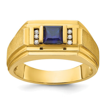 Men's Gemstone and Diamond Rings