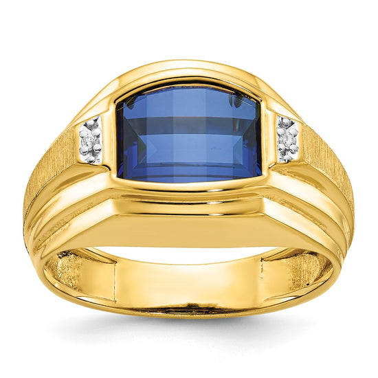 Men's Gemstone and Diamond Rings