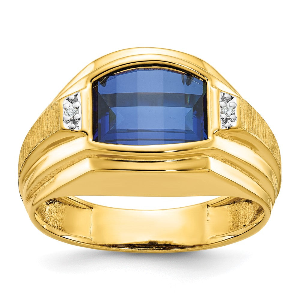 Men's Gemstone and Diamond Rings