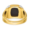 14k Two-tone IBGoodman Men's Onyx Ring Mounting