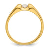 14k Men's 1/3 carat Diamond Complete Ring