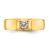 14k Men's 1/3 carat Diamond Complete Ring
