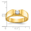 14k Men's 1/3 carat Diamond Complete Ring