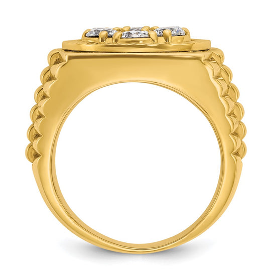 Gold Men's Diamond Rings