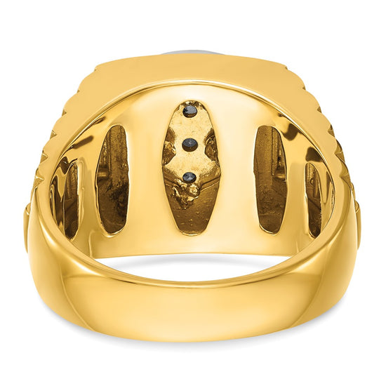 Gold Men's Diamond Rings