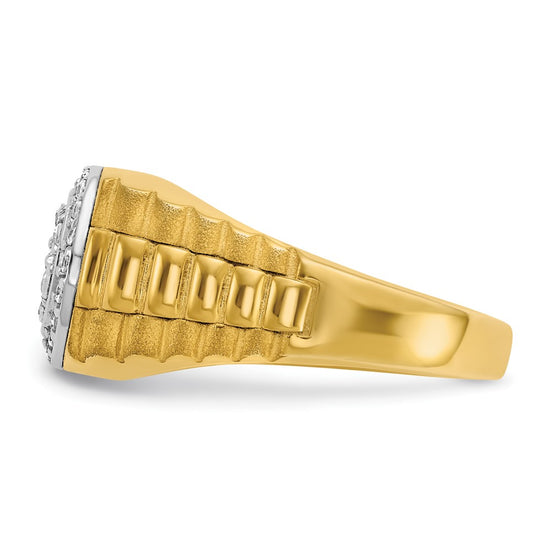 Gold Men's Diamond Rings