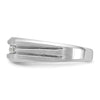 14k White Gold 1/4 carat Lab Grown Diamond VS/SI+ G+ Complete Polished Satin and Grooved Five Stone Men's Ring