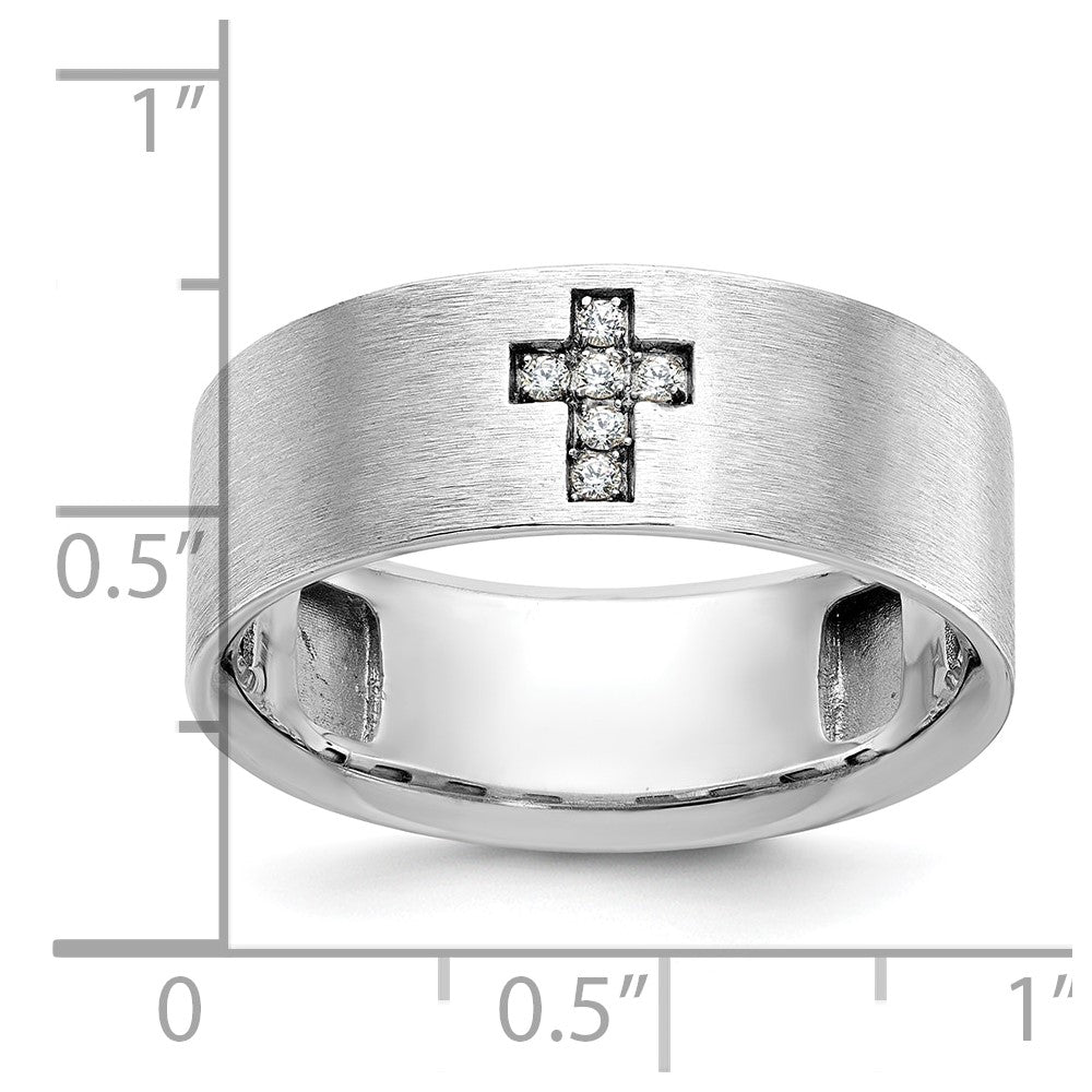 Men's Diamond Cross Rings