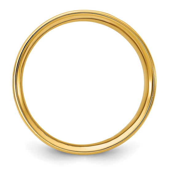 10k IBGoodman Men's Satin Cross Ring Mounting