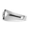 IBGoodman 14k White Gold Men's Polished Rectangular Cluster Ring Mounting
