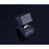 14k White Gold IBGoodman Men's Polished and Satin Diamond Ring Mounting