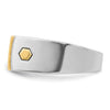 14k Two-tone Men's 1/3 carat Diamond Complete Ring