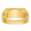 14k Men's Polished 3-Stone 1 Carat AA Quality Diamond Ring