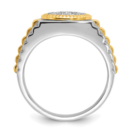 Gold Men's Diamond Rings