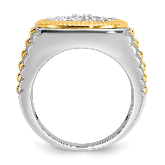 Gold Men's Diamond Rings