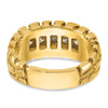 14k Men's 1 carat Diamond Nugget Complete Ring