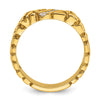 14k IBGoodman Men's Diamond Nugget Ring Mounting