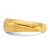 14k IBGoodman Men's Polished Curved Bypass 4-Stone Ring Mounting
