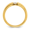 14k Men's 1/4 carat Diamond Complete Ring