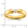 14k Men's 1/4 carat Diamond Complete Ring