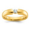 14k Men's 1/4 carat Diamond Complete Ring