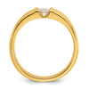 14k Men's 1/4 carat Diamond Complete Ring